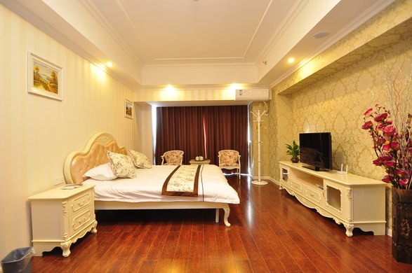 昆明西山区酒店式公寓图片:昆明万达广场如丽金湾浪漫欧式房图片-途家